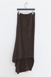 Marc le bihan long net eye skirt 2752 Terre